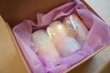ハンドメイドキャンドル3　(写真提供：Candle Studio IROKA)