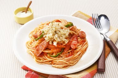 『ご飯にかける岩下の新生姜』調理例／パスタ