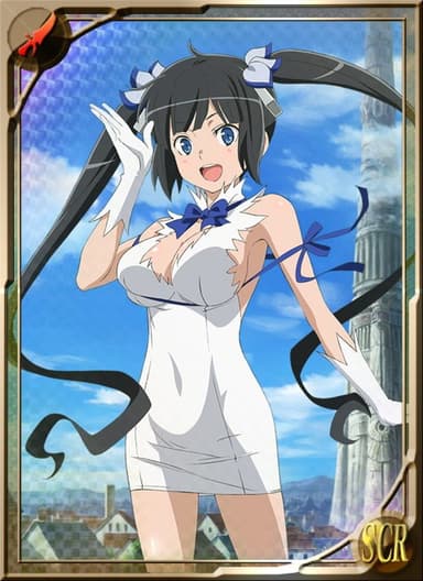 限定コラボカード　 SCR「ロリ神・ヘスティア」