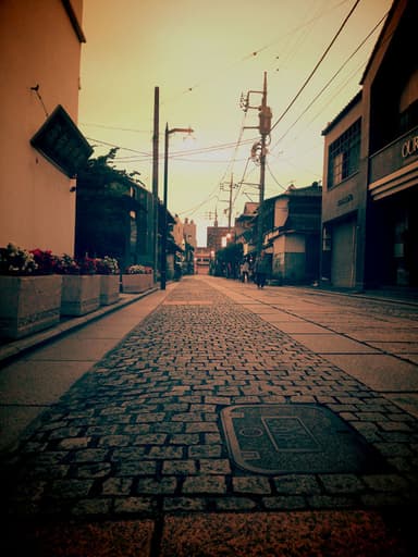 【準グランプリ】タイトル：おもてなしのいしだたみ通り　応募者ニックネーム：まちなか探検隊！TAKO-ASHI(足利市)