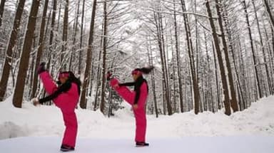 プリンセスの軽快なダンス