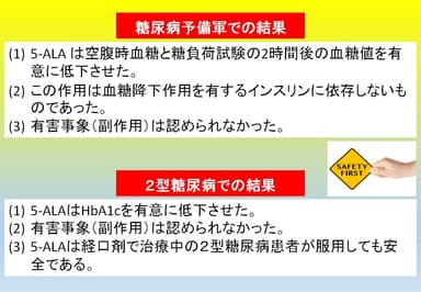 糖尿病予備軍・2型糖尿病での結果