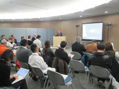 食材PR発表会の様子
