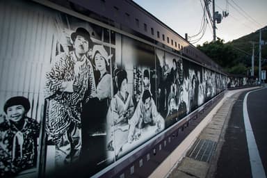 二十四の瞳映画村　アートウォール