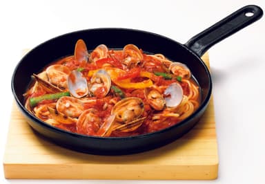 あさりのスープパスタ（トマト）