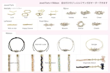 『Jewel Misanga』(パーツ＆リボン)