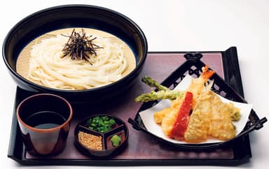 春の天ざるうどんセット