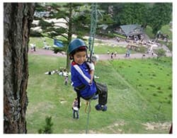 ロープクライミング　開催時の様子