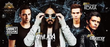 STEVE AOKI、UMMET OZCAN、MATTHEW KOMA、STEERNERなど豪華ゲストを招聘。1