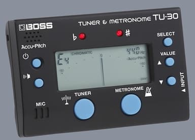 メトロノーム機能を搭載　練習にも最適なチューナー&メトロノーム『TU-30』