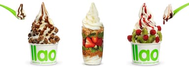 「llaollao」のフローズンヨーグルト