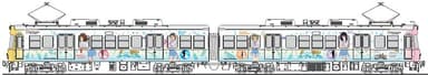 大津線ラッピング電車２