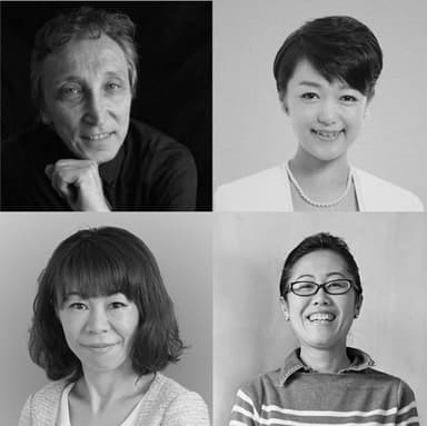 アドバイザー ※左上から時計回りでジョルジュ・ヴィガレロ氏、小高 千枝氏、佐藤 貴子氏、満倉 靖恵氏