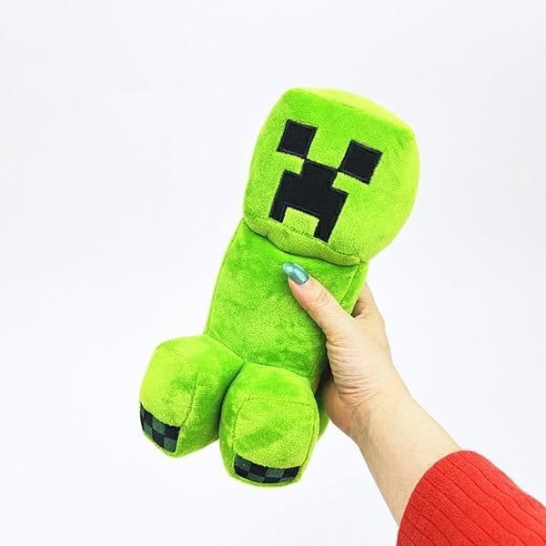 「マインクラフト」の人気キャラクターが、ぬいぐるみになって登場!ブロック世界の個性あふれる仲間たち。