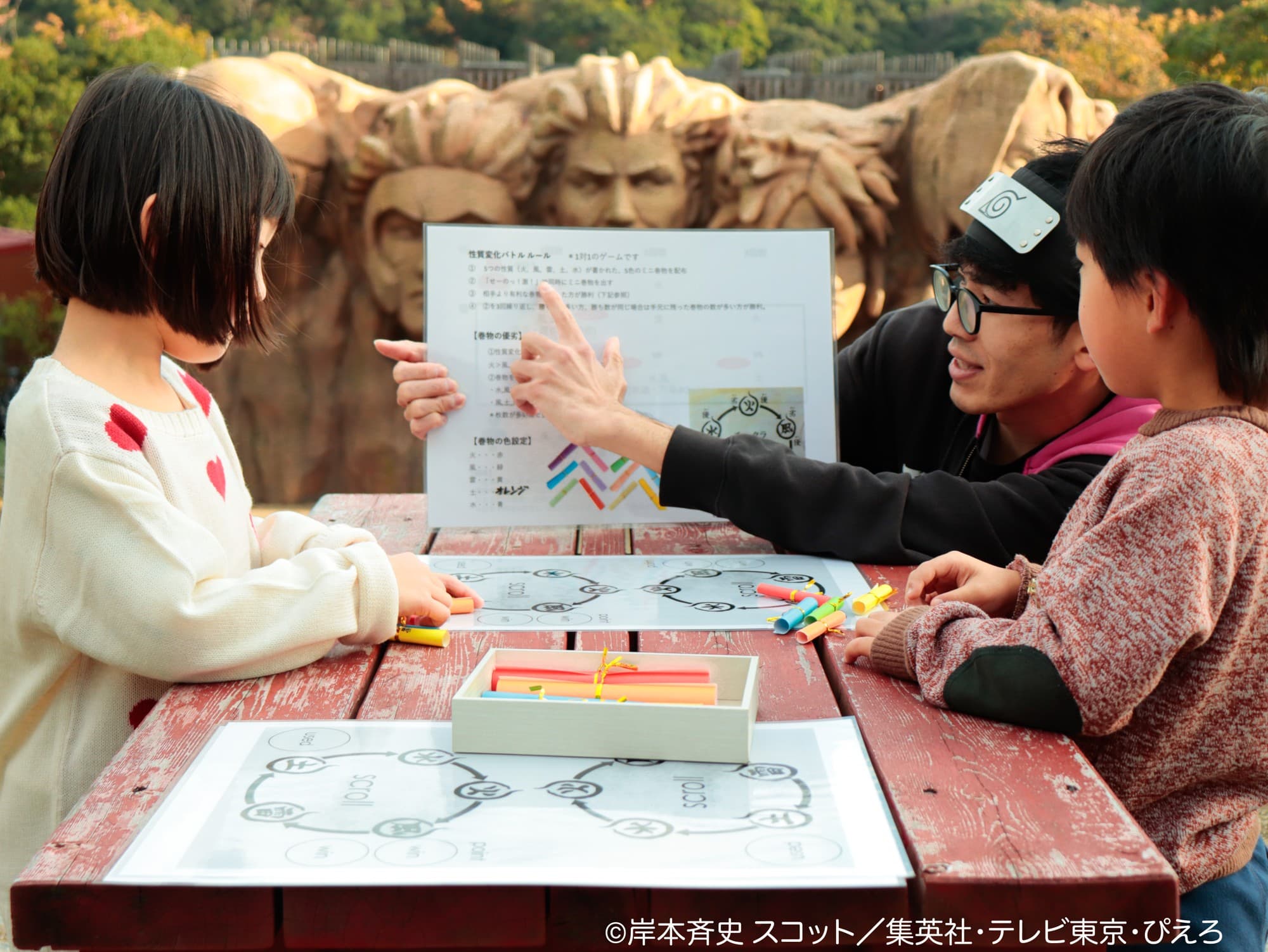 相手の心理を見極め、己の術で勝負を決めろ! ニジゲンノモリ『NARUTO&BORUTO 忍里』 忍術タクティクスバトルゲーム「忍術性質変化バトル」 2025年12月13日(土)より開催