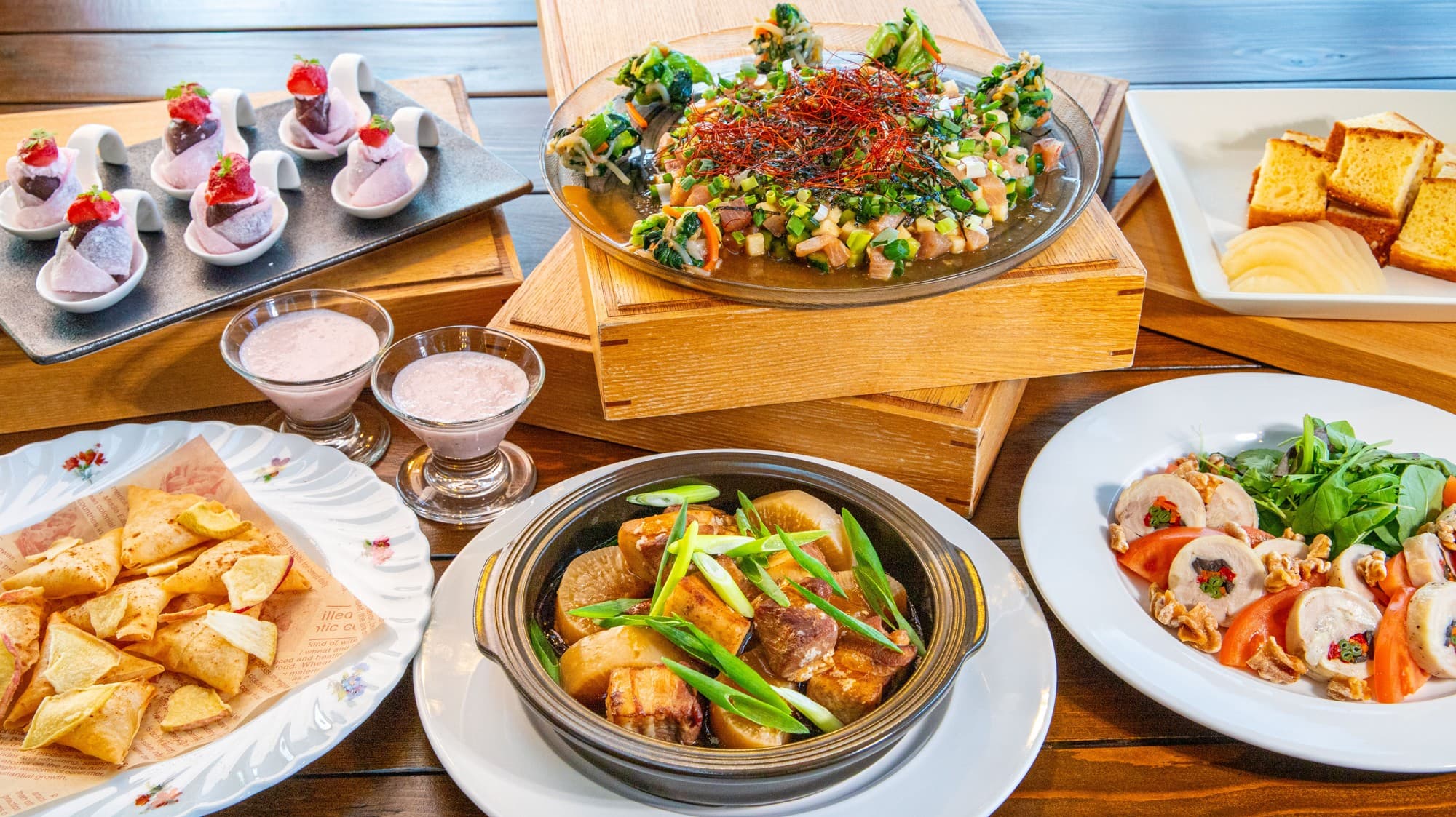 オーシャンテラス 『冬ビュッフェ』12月1日より開催! ~ 冬の淡路島食材を贅沢に味わう、上質な季節限定メニューが登場 ~