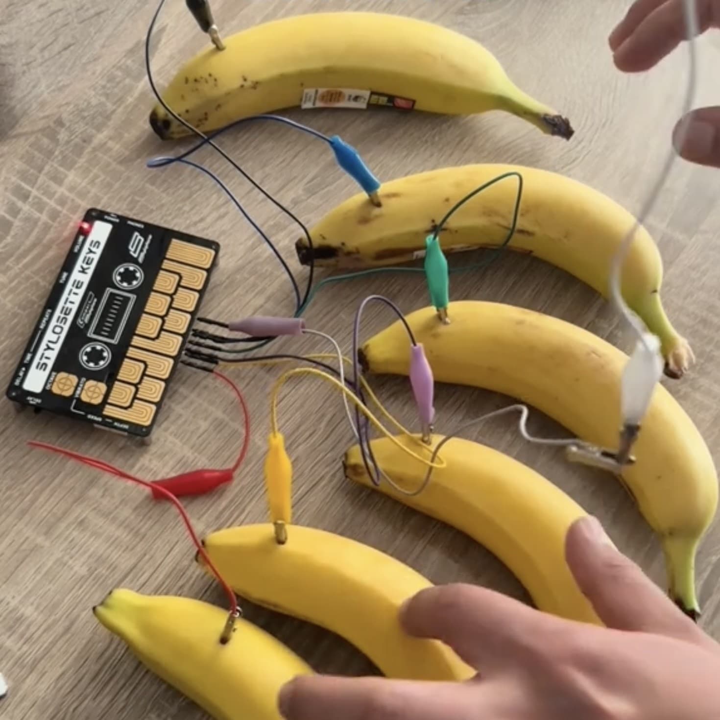 バナナが、植物が、楽器になる!?|身近なモノを楽器に変身させる音楽ガジェット。スタイロフォンの新製品『スタイロセット』が日本上陸。