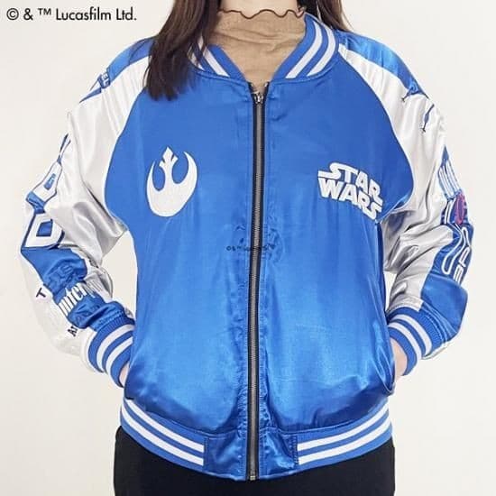 スター・ウォーズ×スカジャンの最強コラボ!銀河一のクールなコーデを楽しみましょう。