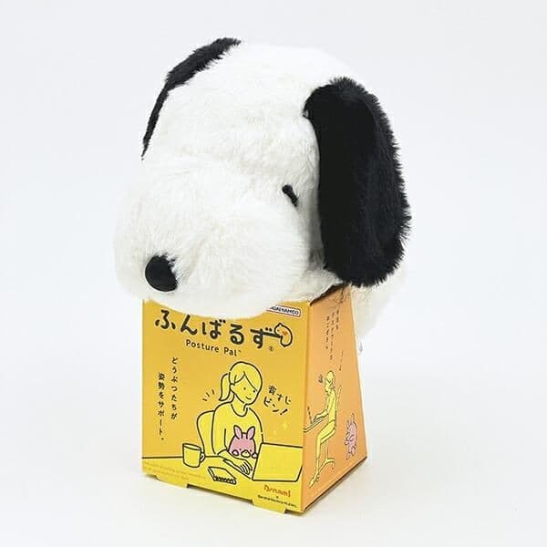 話題の「ふんばるず」にスヌーピー 発見。抱えるだけで姿勢矯正するすぐれもの。