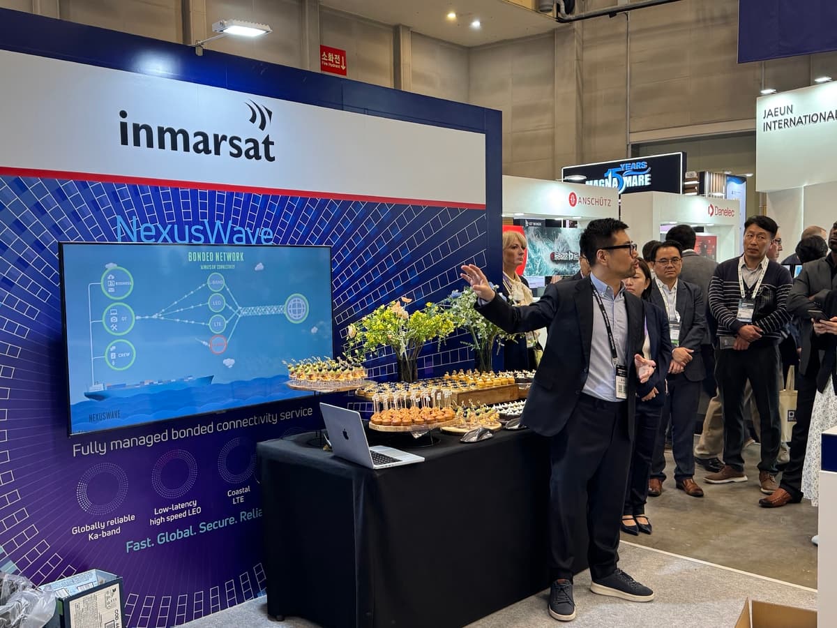 インマルサット、KORMARINE 2025で次世代衛星通信「NexusWave」を紹介
