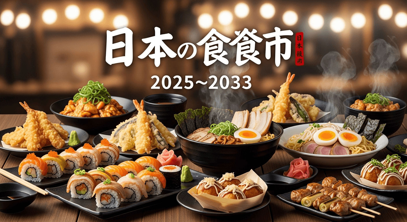日本のグルメ食品市場は2033年までに36億2000万米ドルへと大きく成長する見込み|年平均成長率(CAGR)8.20%