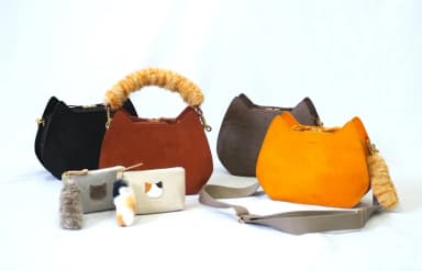 保護猫と革職人がつくる“ネコ型ショルダー”が話題に。大阪・平野区の 保護猫と革職人がつくる“ネコ型ショルダー”が話題に。大阪・平野区の