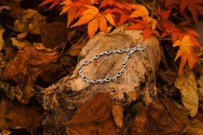 火の粉チェーンブレスレットw/ルビー17cm￥52,800(税込)  ※20㎝もございます。