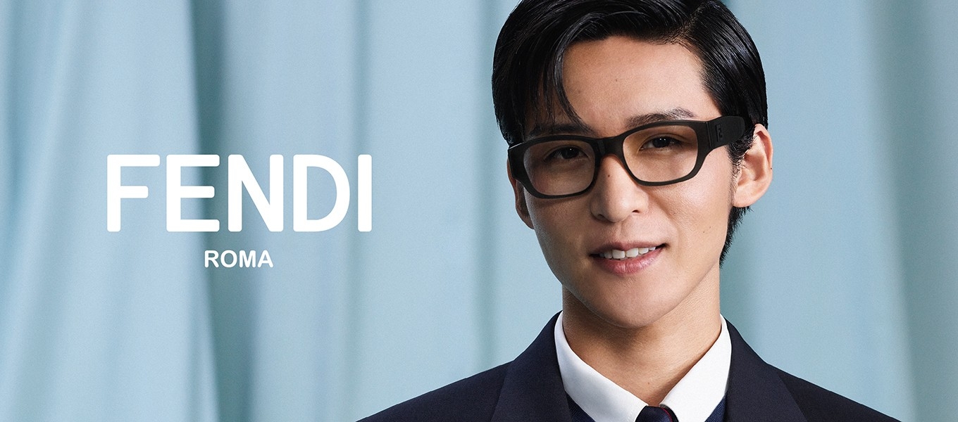 パリミキにて、フェンディ（FENDI）創業100周年を記念し、アイウェア