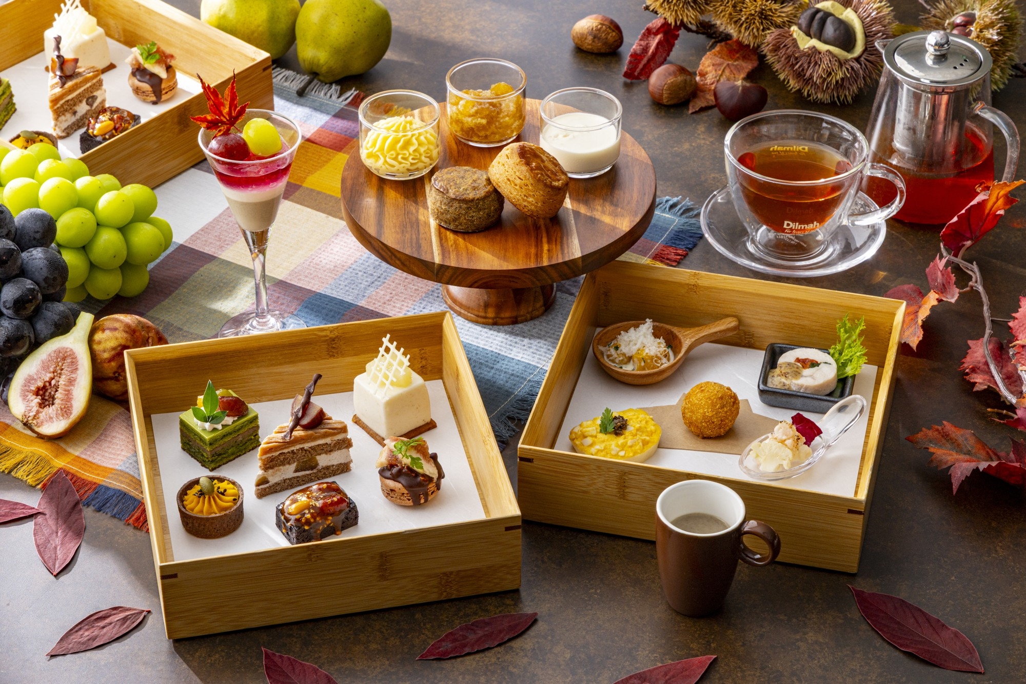 【ヒルトン東京ベイ】秋の味覚を贅沢に味わう「Autumn Afternoon Tea」開催