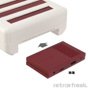 カートリッジアダプターの背面に本体を接続します