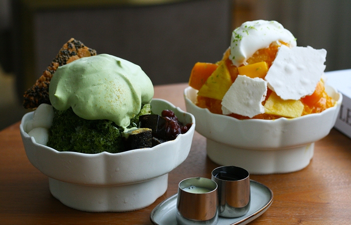 焼菓子職人が提案する2種類のかき氷