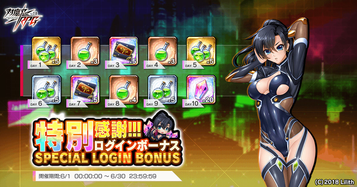 特別感謝ログインボーナス