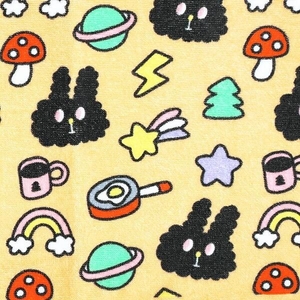 バニーコンビニのフェイスタオル