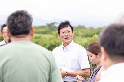 栗原市で養豚をする生産者の石川さん