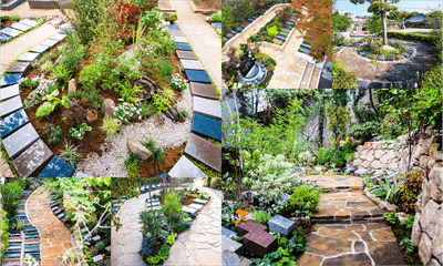 〔アンカレッジの樹木葬 庭苑シリーズ 造成例〕