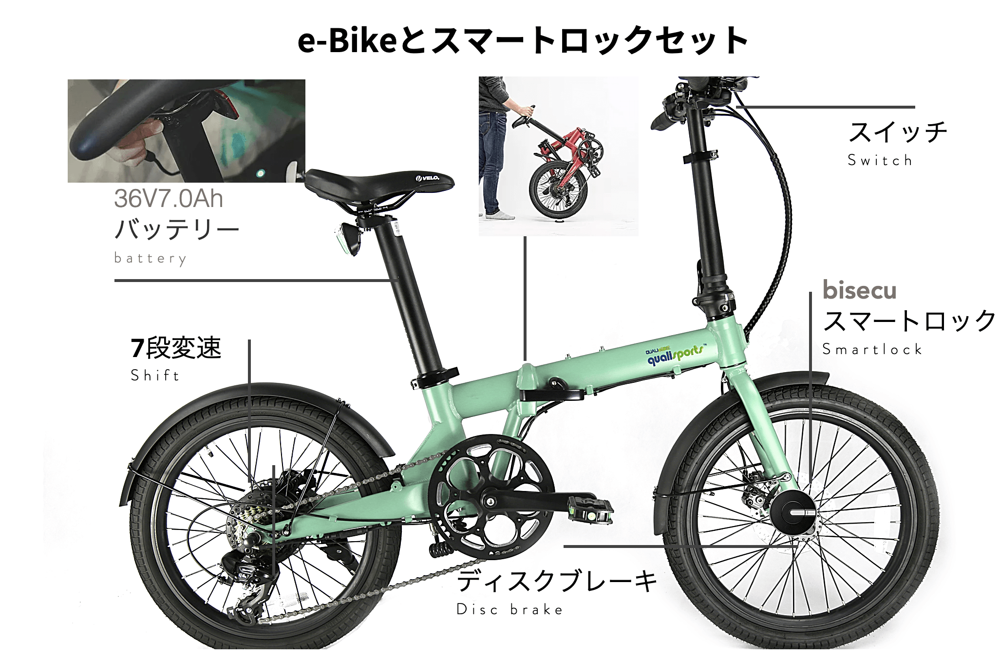 鍵の要らない電動アシスト自転車が数量限定50台で登場！ スマート