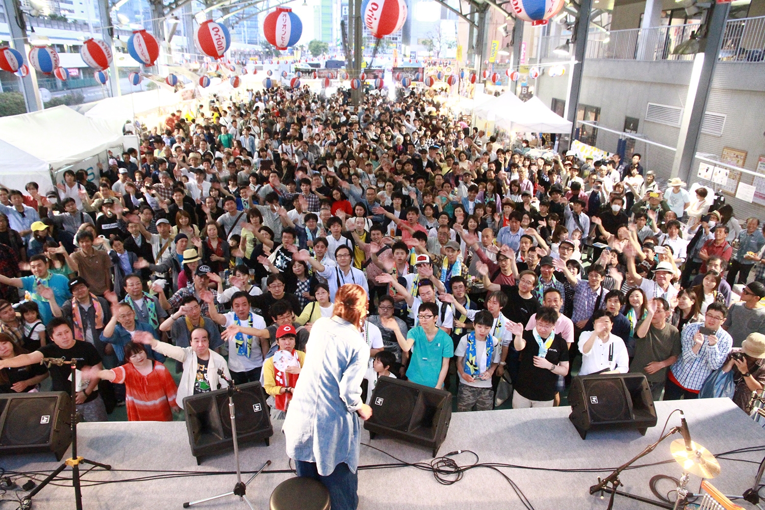 野外フリーライブ 昨年の様子2