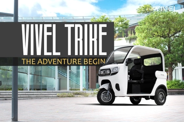 【神奈川県伊勢原市ふるさと納税】 日本初！次世代電動三輪モビリティ「VIVEL TRIKE」が返礼品で登場！