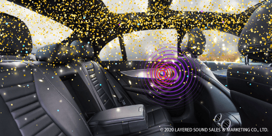 レイヤードサウンドの音響効果②(※音感イメージ)