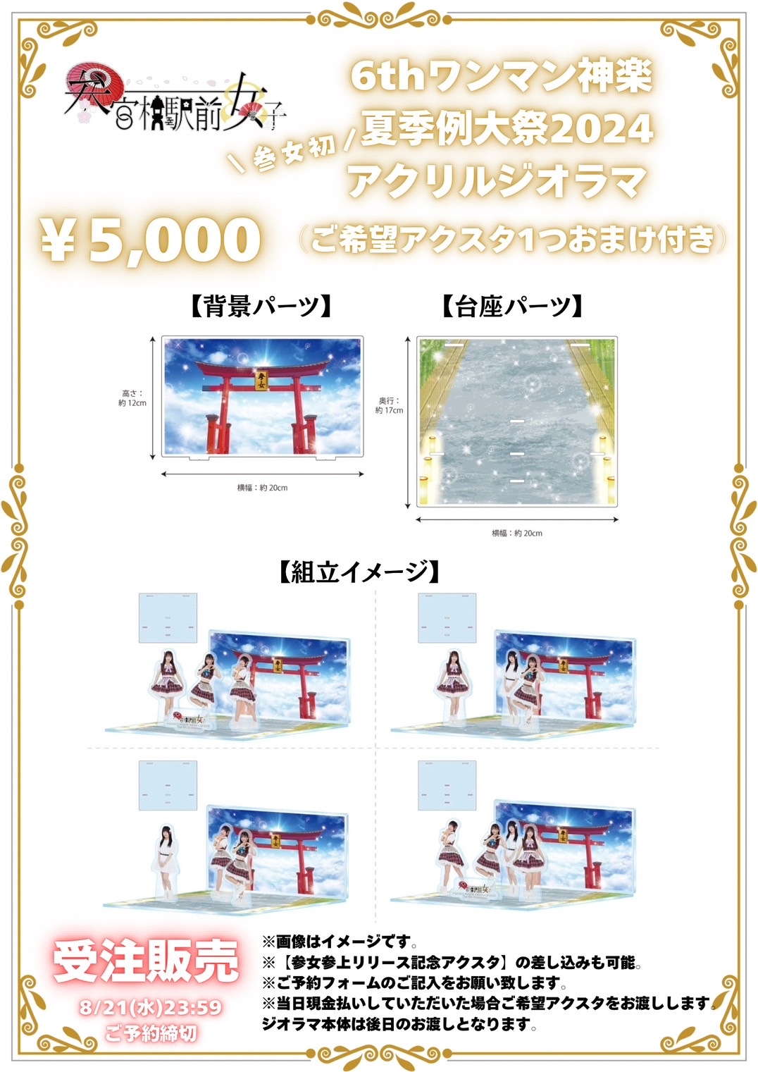 アクリルジオラマ