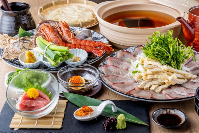 海鮮しゃぶしゃぶコース / 7,700円(税込)