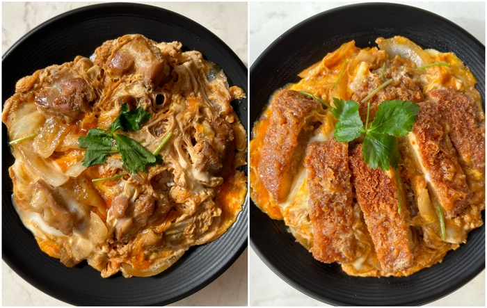 大寒卵を使用した親子丼/かつ丼