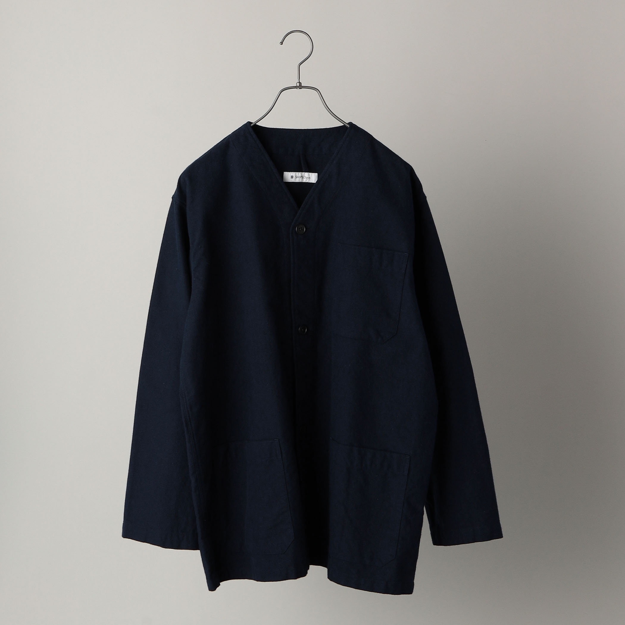 UK MILITARY COVER NEL SHIRT ¥13,970(inc. tax) MD.GRAY / NAVY