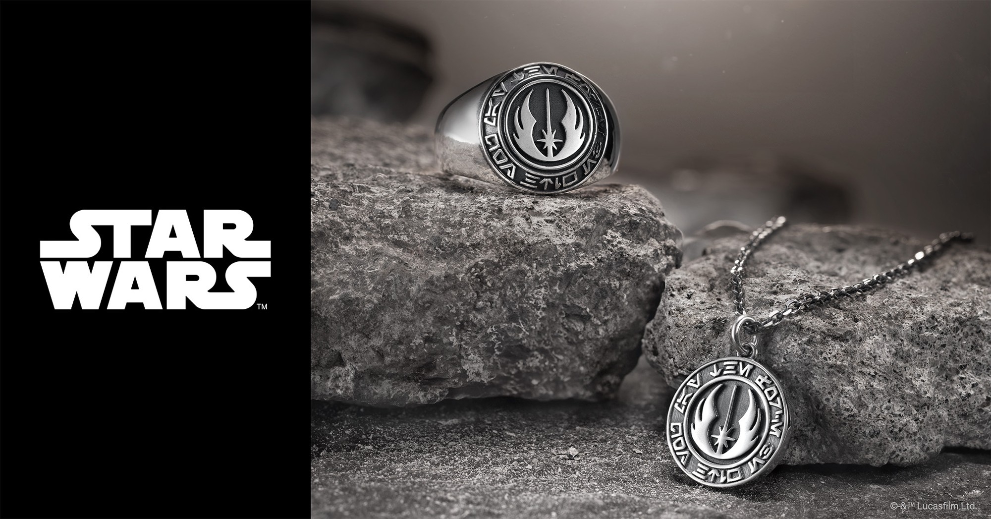 『スター・ウォーズ』新作ジュエリー。「ジェダイ・オーダー」 ネックレス＆リング（指輪）、ケイウノから4/29（水・祝）発売
