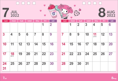 卓上カレンダー　見本