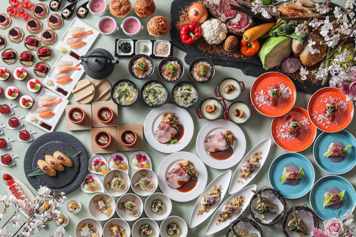 ストリングスでお花見気分を!ライブレストラン、鉄板焼、フレンチで味わう春の味覚 『春に出会う STRINGSお花見フェア』