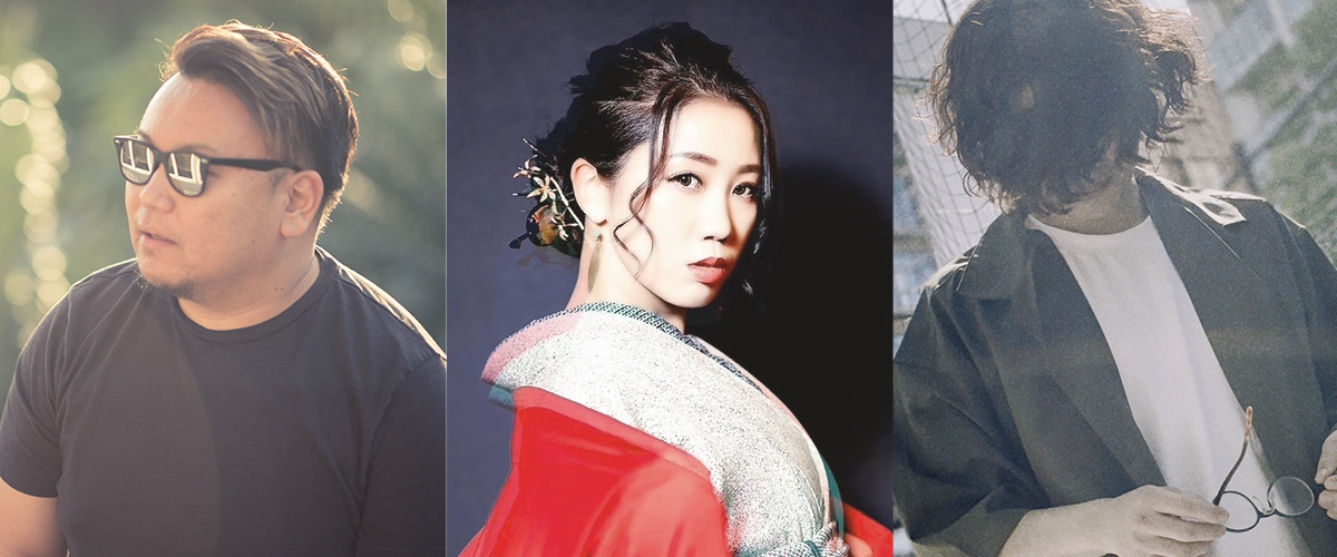 (左から)AIJ / 久嶋美さち / 秋元リョーヘイ