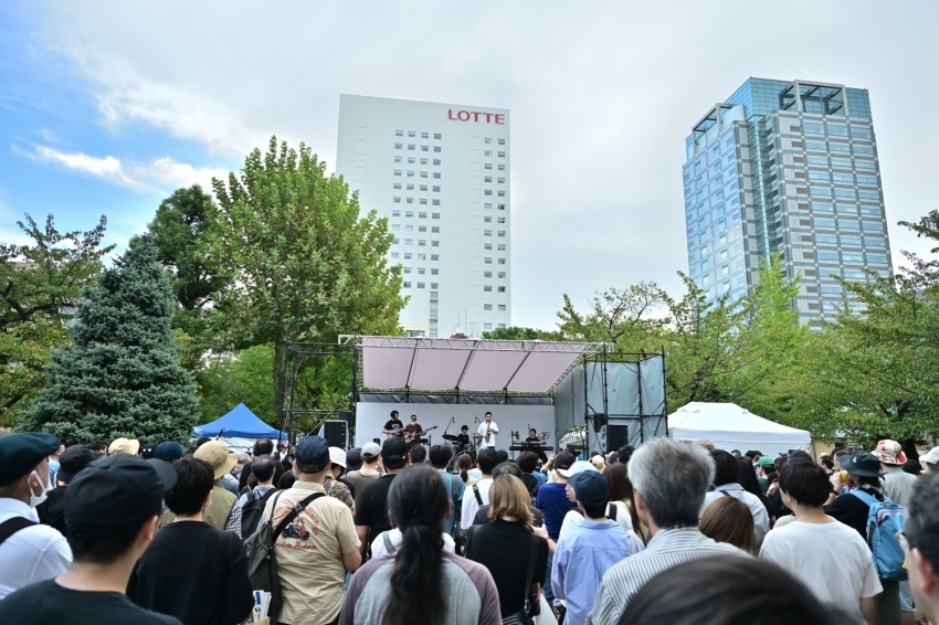 2024年度の錦糸公園パークステージでのイベントの様子