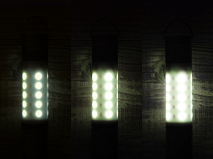 弱→中→強(昼白色)