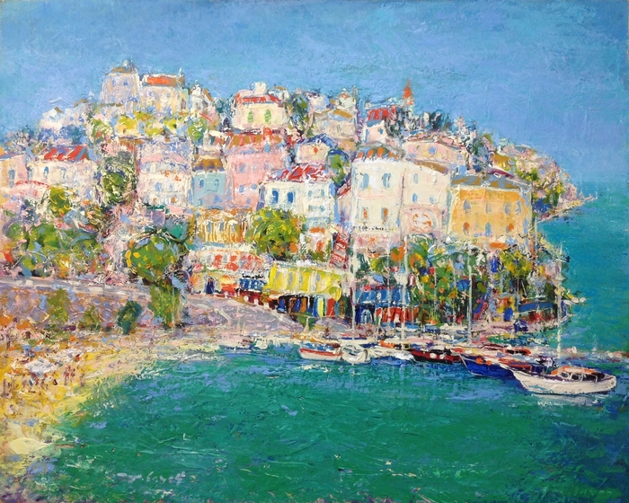 第26回佐藤隆春油彩画展「白い岬 F30」